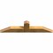 Ekena Millwork Portland Rough Sawn Timber Gable Bracket, Western Red Cedar, 60"W x 15"H x 4"D x 6"F, 6/12 Pitch GBW060X15X0406POR00RWR - alternate 5